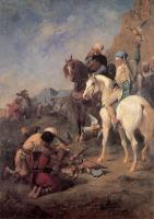 Eugene Fromentin - Falcon Hunting in Algeria